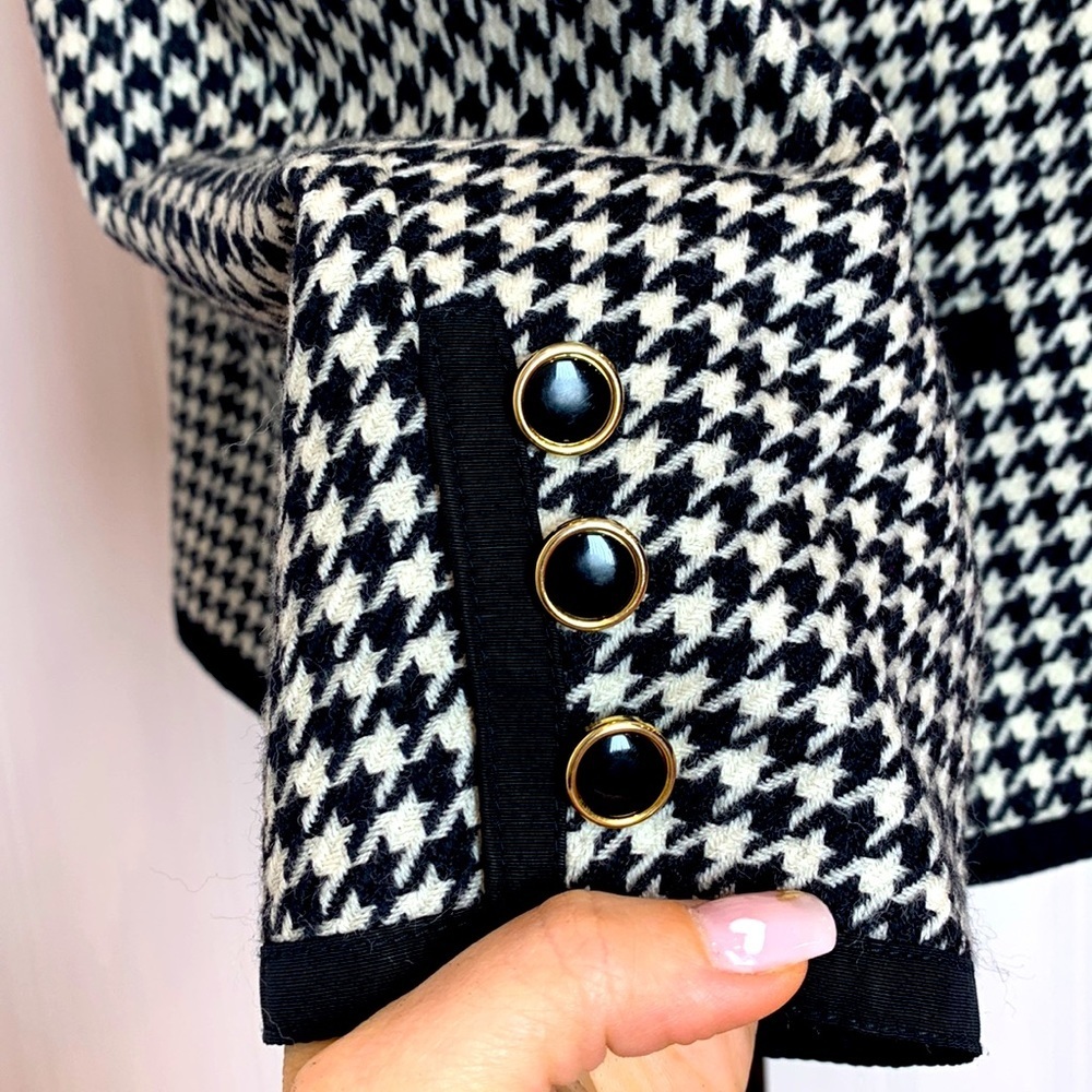 BASLER vintage houndstooth blazer - Picture 6 of 9